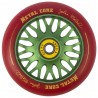 Roue Johan Walzel Rouge/Vert 110mm METALCORE