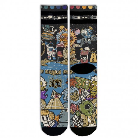Chaussette Conspiracy Mid High AMERICAN SOCKS