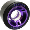 Roues Quad 56mmx29mm 98A Metal Core Violet FAMUS WHEELS