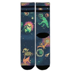 Chaussette Space Dino Mid High AMERICAN SOCKS