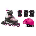 Micro Cube Rose/Blanc ROLLERBLADE