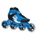 Roller vitesse 3X Evo ajustable Blanc et Bleu Powerslide